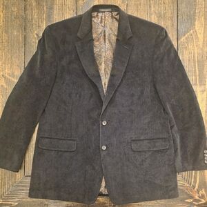 Men's Black Corduroy Blazer